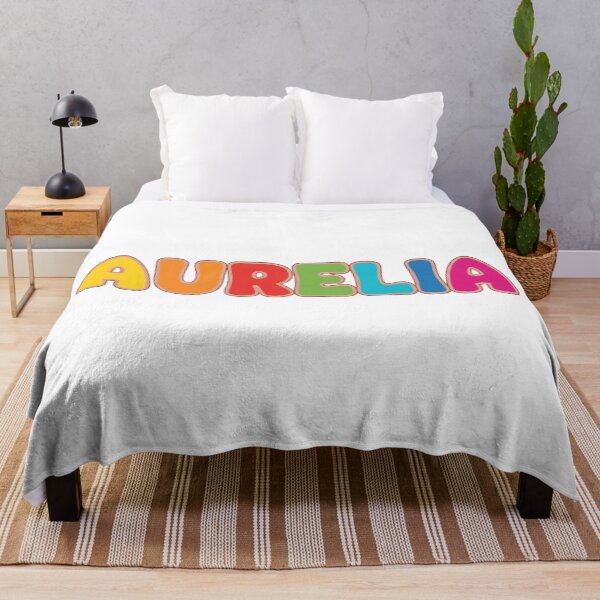 Item preview, ❤️ Aurelia Personalized Name Wavy Retro Shirt, Coffee Mug, Sticker Gift designed and sold by HelixPedia.