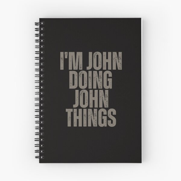 Item preview, I'M JOHN DOING JOHN THINGS Shirt Funny Christmas Gift Idea designed and sold by WeirdlyRare.
