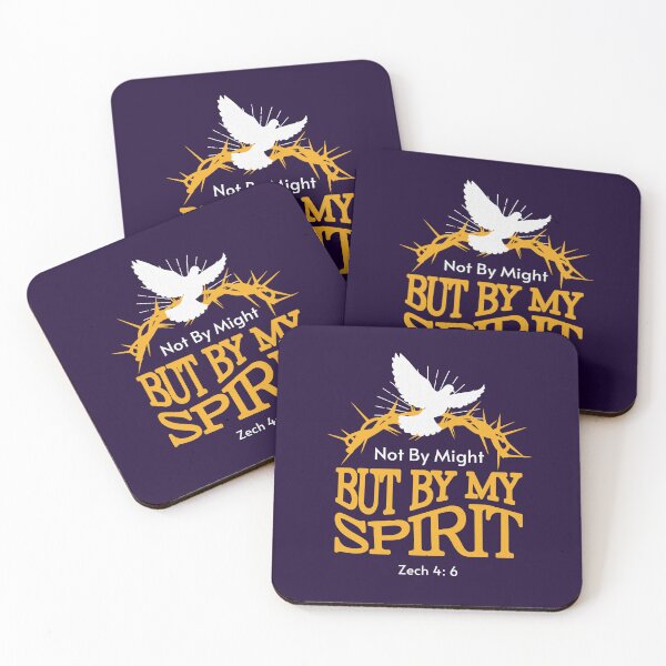 Item preview, Not by Might But by My Spirit Christian designed and sold by Sachie's Studio.