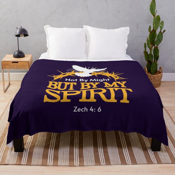 Item preview, Not by Might But by My Spirit Christian designed and sold by Sachie's Studio.