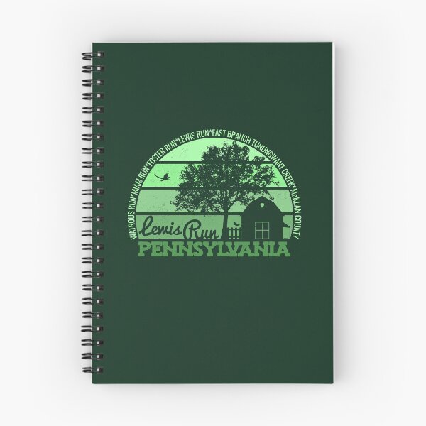 Item preview, Lewis Run Pennsylvania Sunset Retro Vintage Local Pride Logo designed and sold by CRHPOD20.