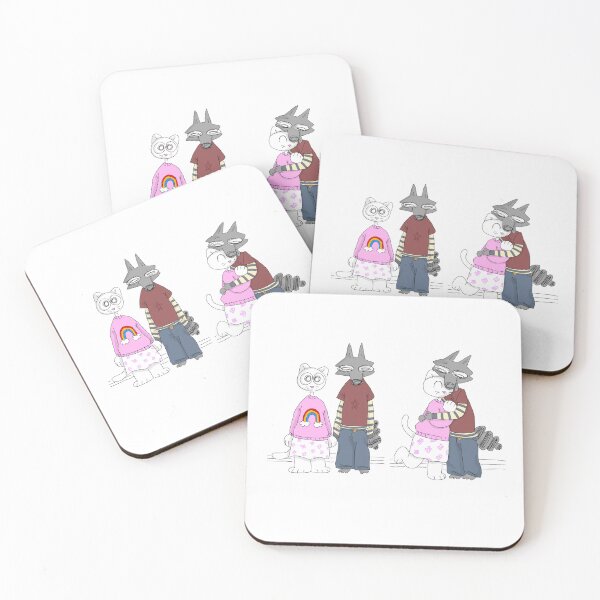 Item preview, Billie and Mittens Love Each Other!  designed and sold by alexcreatesart.