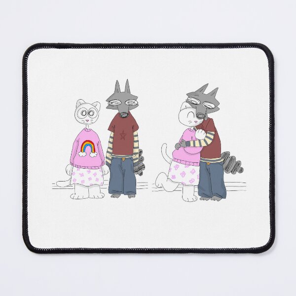 Item preview, Billie and Mittens Love Each Other!  designed and sold by alexcreatesart.