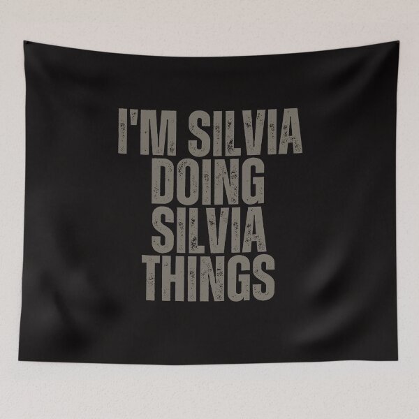Item preview, I'M SILVIA DOING SILVIA THINGS Shirt Funny Christmas Gift Idea designed and sold by WeirdlyRare.