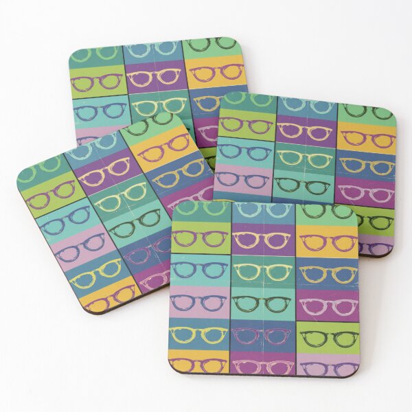 Item preview, Pugliese’s Glasses - Tango Espíritus Pop Art Tribute - Collage Print designed and sold by Espiritus-Tango.