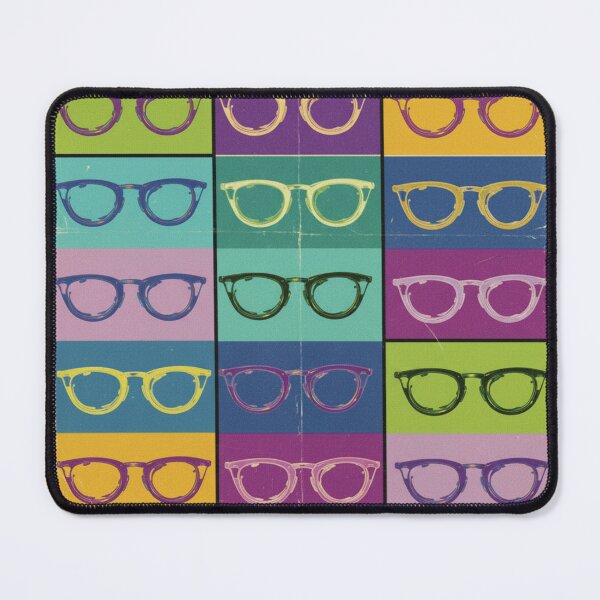 Item preview, Pugliese’s Glasses - Tango Espíritus Pop Art Tribute - Collage Print designed and sold by Espiritus-Tango.