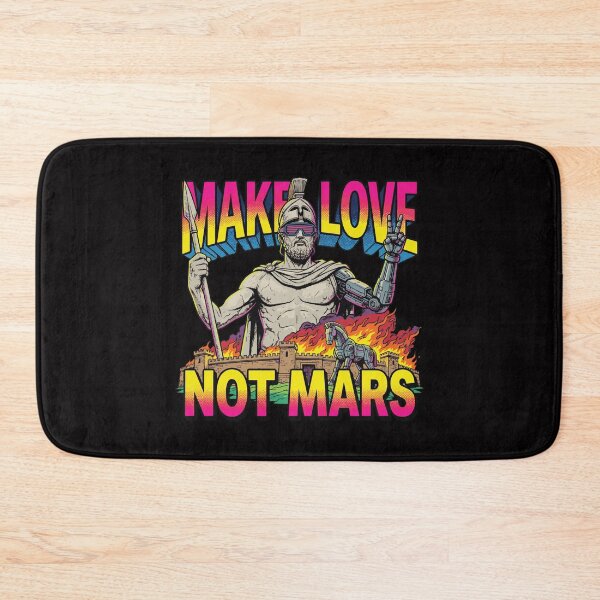 Item preview, Achilles Make Love Not Mars - Retro Futuristic Greek Myth designed and sold by Virtualstars.