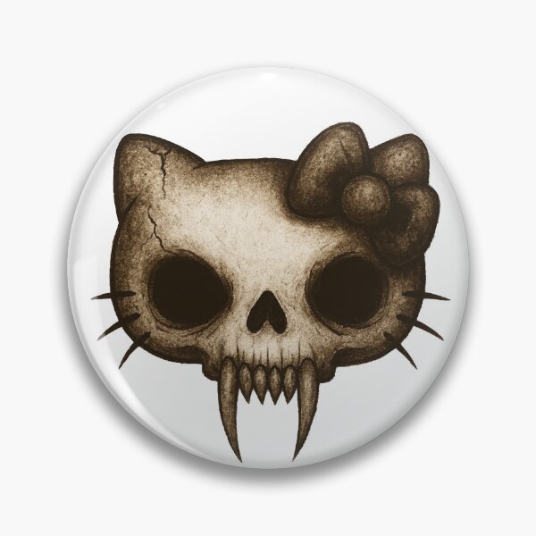 Item preview, Hello Creepy Skull Kitten designed and sold by art-emissa.