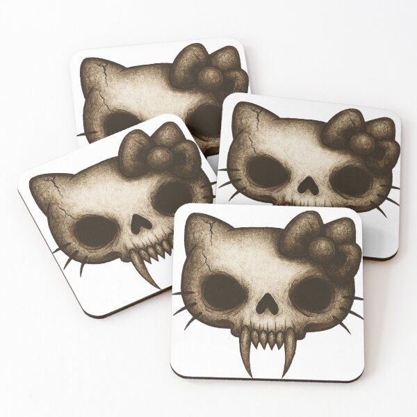 Item preview, Hello Creepy Skull Kitten designed and sold by art-emissa.