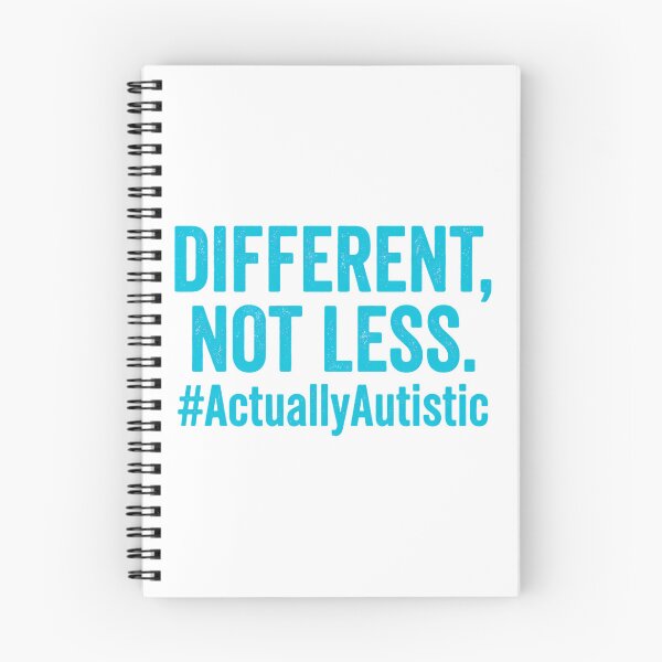 Item preview, Different Not Less Autistic Acceptance Bold Distressed Typography designed and sold by chattsuede.
