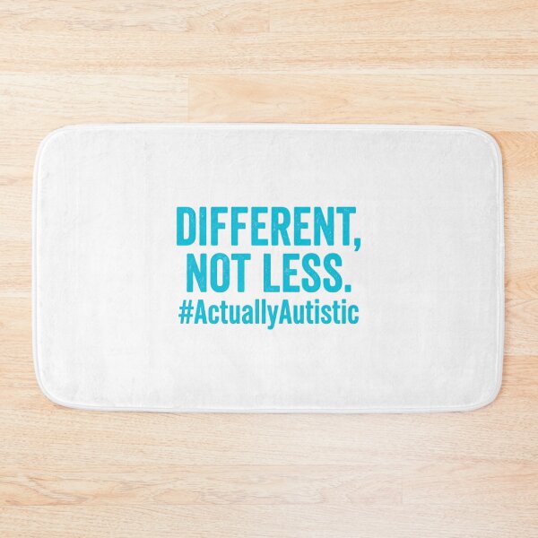 Item preview, Different Not Less Autistic Acceptance Bold Distressed Typography designed and sold by chattsuede.