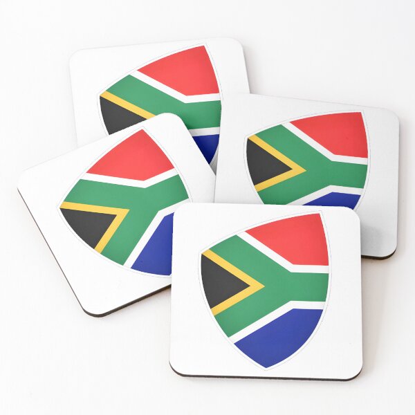 Item preview, South Africa Flag Shield – Bold National Crest Design designed and sold by tokyojeff.