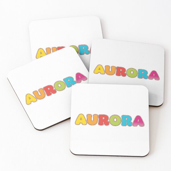 Item preview, ❤️ Aurora Personalized Name Wavy Retro Shirt, Coffee Mug, Sticker Gift designed and sold by HelixPedia.