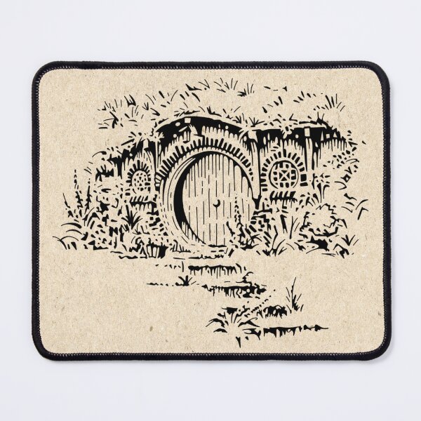 Item preview, A Hobbit Hole Drawing designed and sold by JayBugArt.