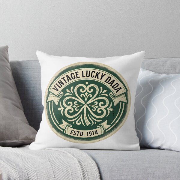Item preview, Vintage Lucky Dada Estd 1974 Distressed Retro Badge Irish Father designed and sold by chattsuede.