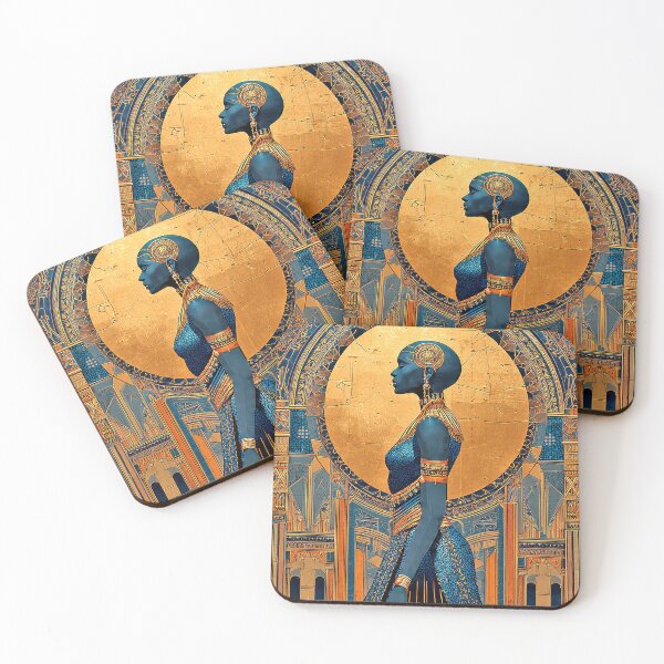 Item preview, Nighttime Art Deco Egyptian Deity designed and sold by Vintage Poster Gallery.