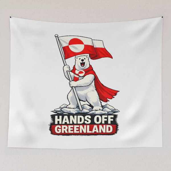 Item preview, Hands Off Greenland designed and sold by Ivanutrera.