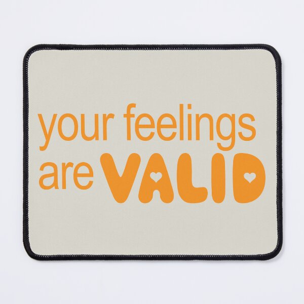 Item preview, Your Feelings Are Valid Cute Hearts designed and sold by ColorZoo.