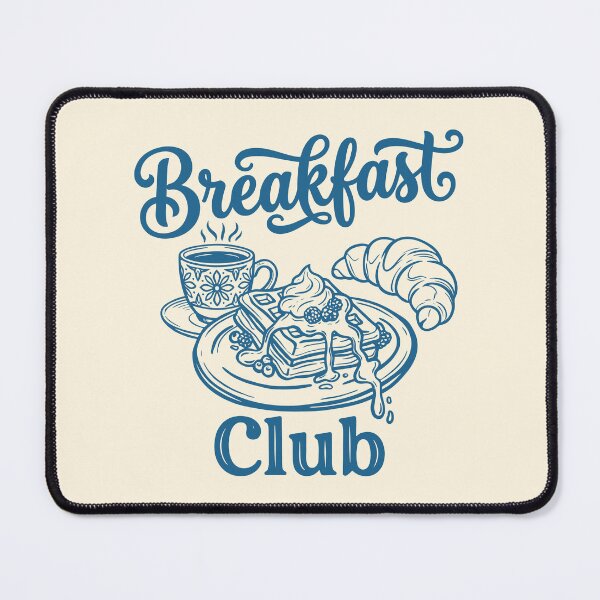 Item preview, Breakfast Club Coffee Croissant Waffle Retro designed and sold by Y-Vibes.