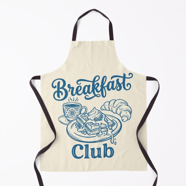 Item preview, Breakfast Club Coffee Croissant Waffle Retro designed and sold by Y-Vibes.