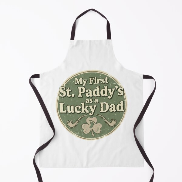 Item preview, My First St Paddy Lucky Dad Vintage Distressed Badge designed and sold by chattsuede.