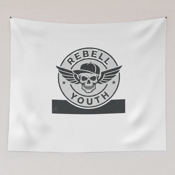 Item preview, Rebellious Skull Wing Logo designed and sold by Rebel-Youth.