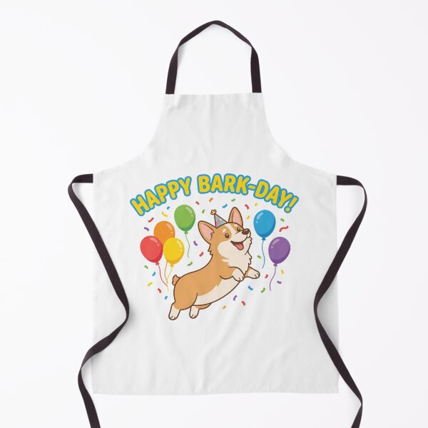 Item preview, Happy Bark-Day Corgi Playful Cartoon Vector designed and sold by chattsuede.