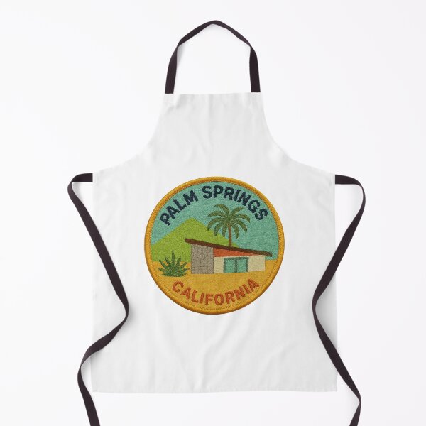 Item preview, Palm Springs Patch with Mid Century House designed and sold by Jeffsredbubble.