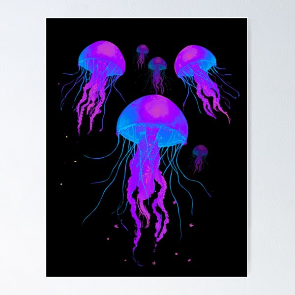 Item preview, Neon Jellyfish designed and sold by Drinkfanity.