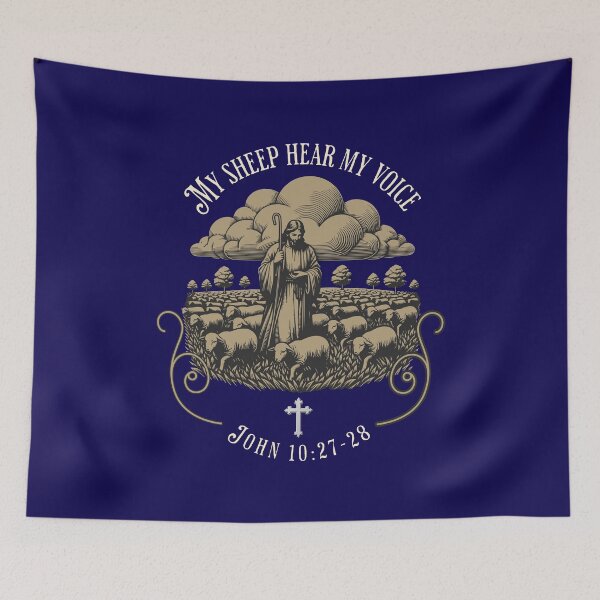 Item preview, My Sheep Hear My Voice Christian designed and sold by Sachie's Studio.