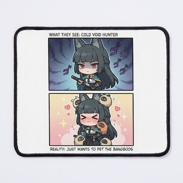 Item preview, Cold Void Hunter vs Reality - Funny Miyabi Zenless Zone Zero Fan Art designed and sold by Tamer ⭐⭐⭐⭐⭐.