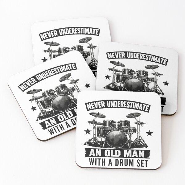 Item preview, Never Underestimate An Old Man With A Drum Set Musician designed and sold by Ali-printshop.