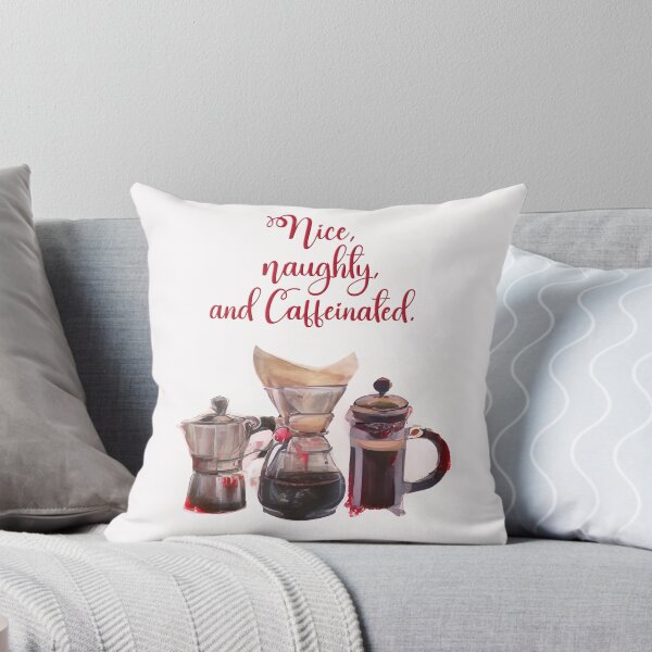 Item preview, Nice, Naughty, and Caffeinated designed and sold by Art & Coffee.
