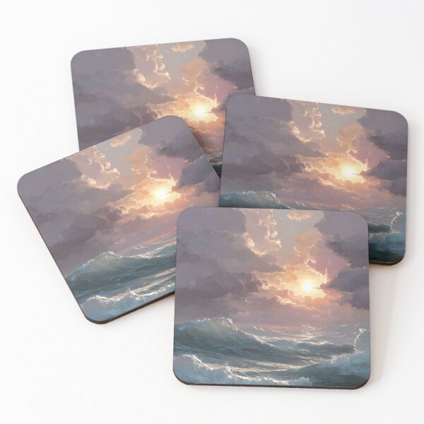 Item preview, Turbulent Seas Beneath a Dramatic Storm-Filled Sky Seascape Art designed and sold by MRFEZOO2030.