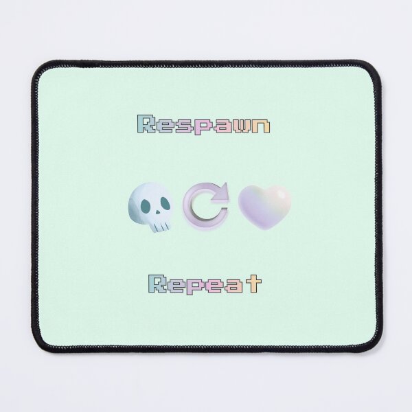 Item preview, Respawn, Repeat Retro Gamer Quote Minimal Pixel Design designed and sold by ChibiKiramimi.