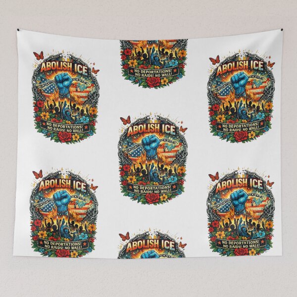 Item preview, Abolish ICE Immigrant Rights Protest Design designed and sold by AntonioJ8.