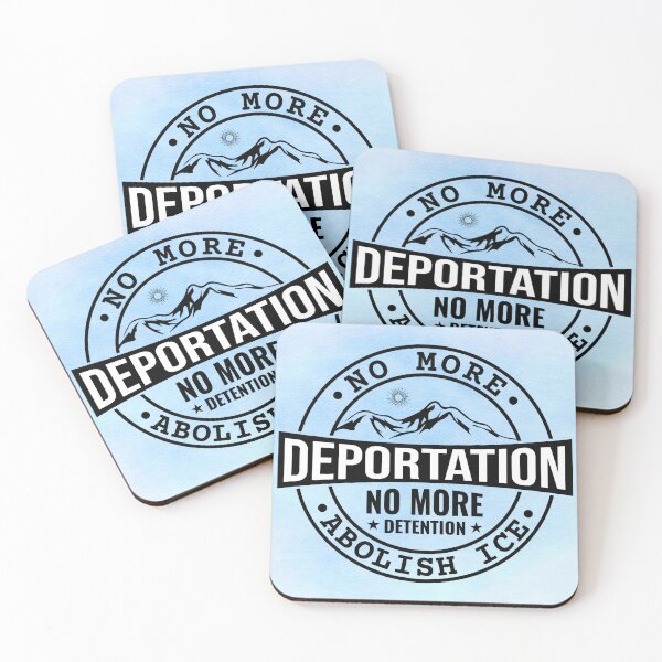 Item preview, No More Deportation • No More Detention • Abolish ICE designed and sold by MysticOzzy.