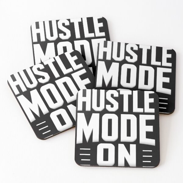 Item preview, Hustle Mode On Typography Design designed and sold by SwaggzDesignHub.