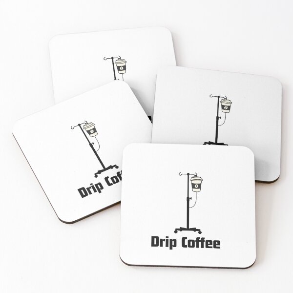 Item preview, Minimal Coffee Drip Icon – Pour Over Coffee Sticker designed and sold by GOTCHO1.