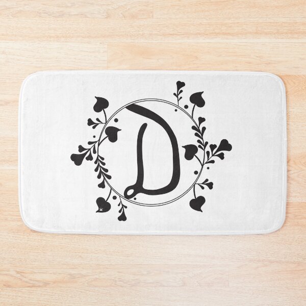 Item preview, D Monogram of hearts and letters in a vine designed and sold by KathyRHuff.