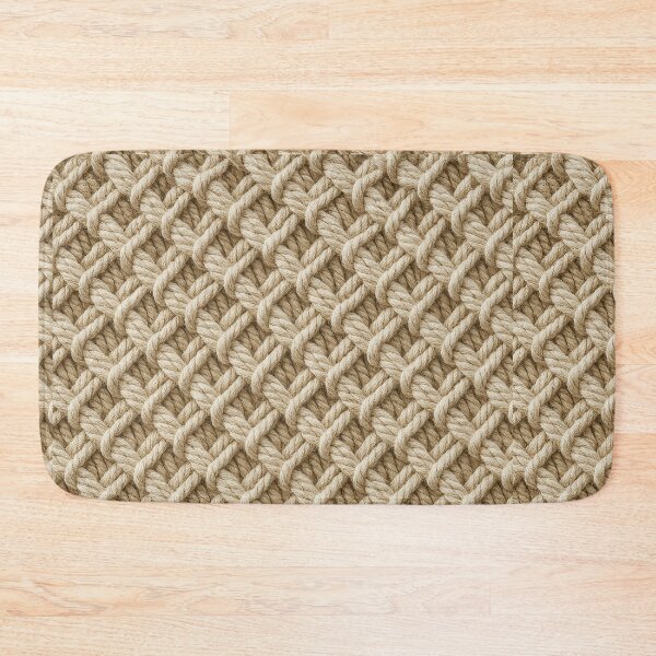 Item preview, Beige Macramé Knot Pattern – Minimal Boho Texture designed and sold by myforestfog.