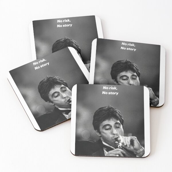 Item preview, No Risk No Story Quote Art designed and sold by Massimo dutti05.