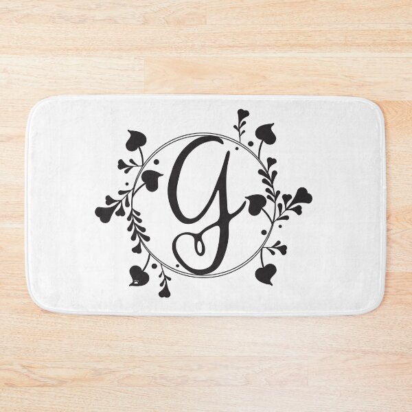 Item preview, G Monogram of hearts and letters in a vine designed and sold by KathyRHuff.