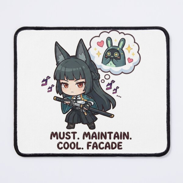Item preview, Funny Hoshimi Miyabi ZZZ - Cool Facade vs Cute Bangboo Meme designed and sold by Tamer ⭐⭐⭐⭐⭐.