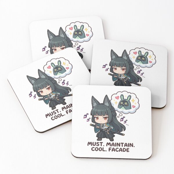 Item preview, Funny Hoshimi Miyabi ZZZ  - Cool Facade vs Cute Bangboo Meme designed and sold by Tamer ⭐⭐⭐⭐⭐.