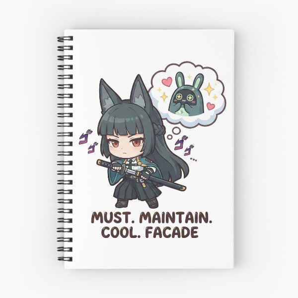Item preview, Funny Hoshimi Miyabi ZZZ  - Cool Facade vs Cute Bangboo Meme designed and sold by Tamer ⭐⭐⭐⭐⭐.