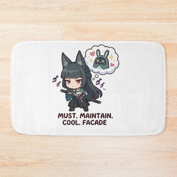 Item preview, Funny Hoshimi Miyabi ZZZ  - Cool Facade vs Cute Bangboo Meme designed and sold by Tamer ⭐⭐⭐⭐⭐.