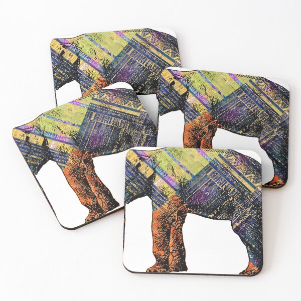 Item preview, Elephant Tribal Pattern designed and sold by Nartissima.
