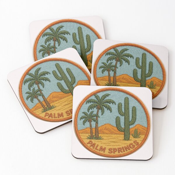 Item preview, Palm Springs Patch with Cactus designed and sold by Jeffsredbubble.