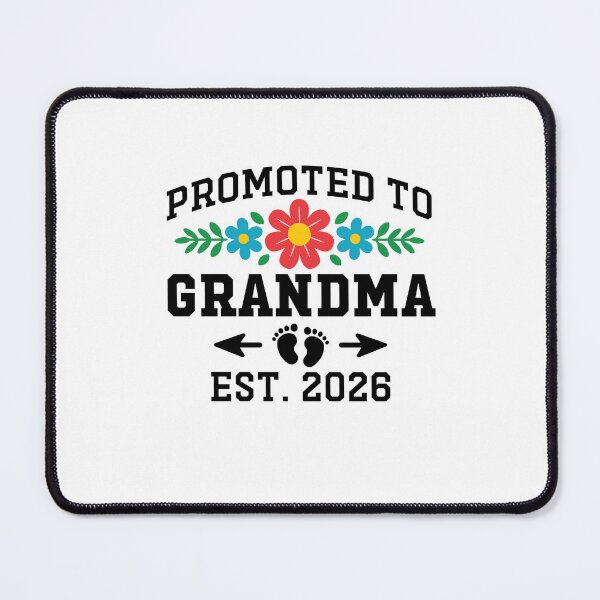 Item preview, Promoted to Grandma Est 2026 Flower Heart New Grandma 2026 Gift designed and sold by gunaone-design.